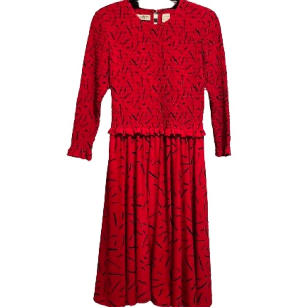 Vintage Liz Claiborne red dress